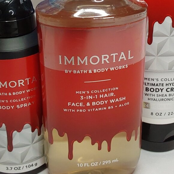 BATH & BODY WORKS 'IMMORTAL' 3-PIECE GIFT SET BODY WASH, LOTION & SPRAY MIST - Picture 8 of 15